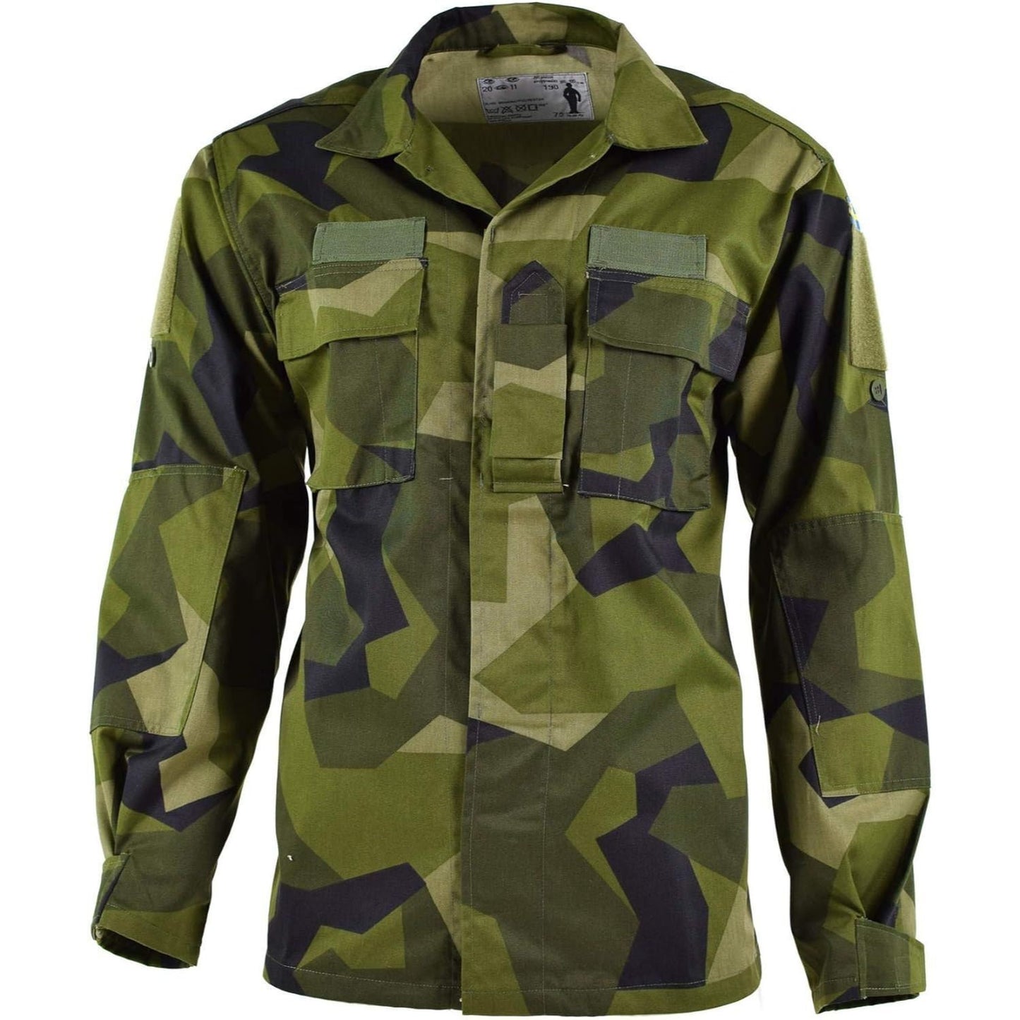 Original Swedish Army M90 Light Jacket Splinter Military Camo Field Combat NEW