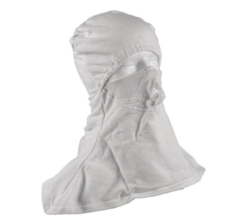 German Army White Aramide/Viscose Headgear Vintage Military Surplus Used