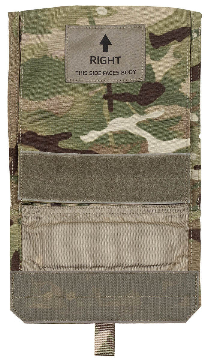 British Army Original Military Side Plate Pocket Virtus Right MTP Camo Used