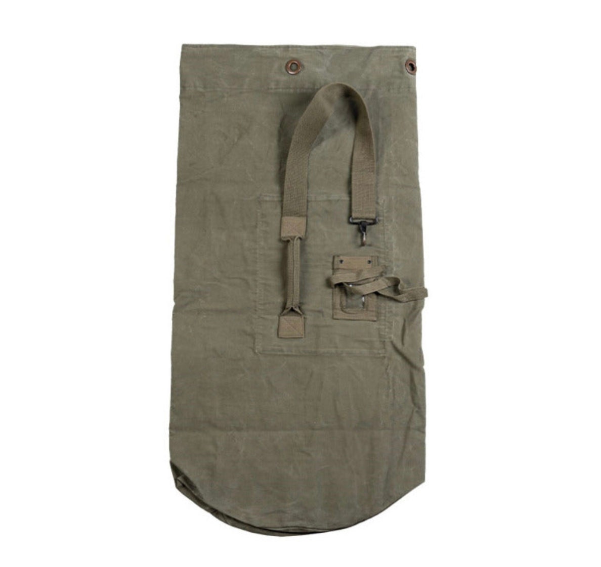 Greek Army US Type Large Cotton Duffle Bag Robust Spacious Military Surplus Used