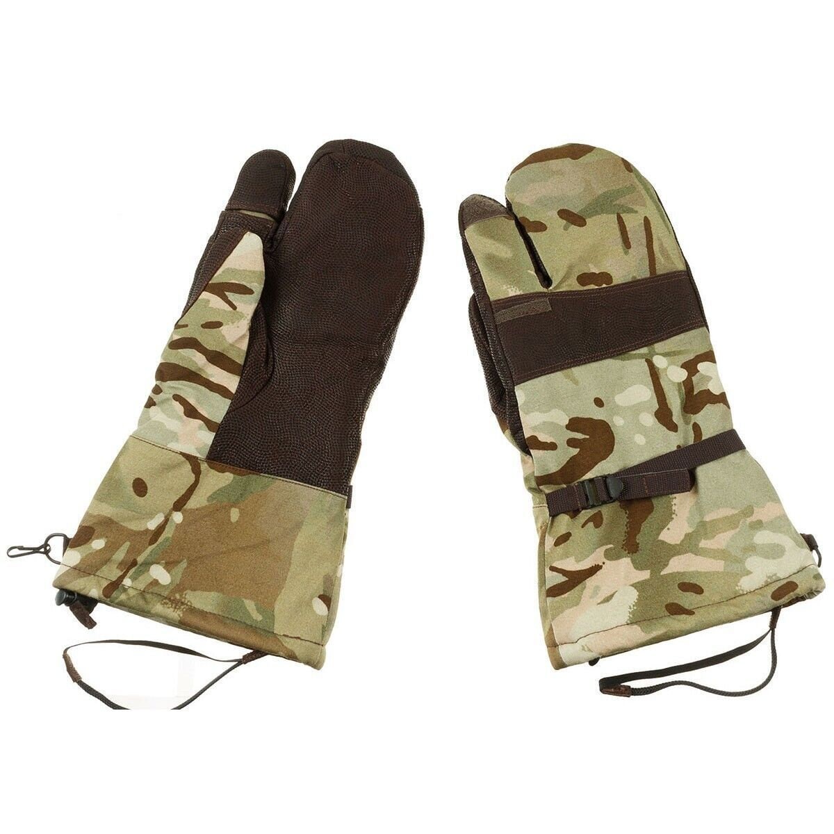 Original British Army Mittens Gloves MTP Camo Gore-Tex Trigger Finger