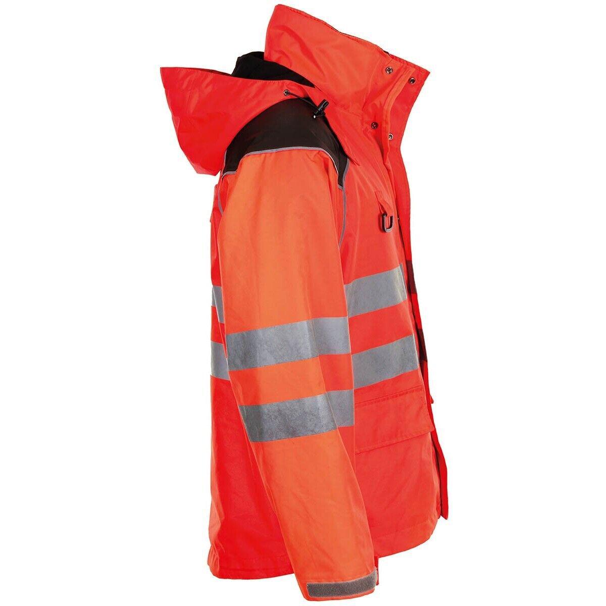 Genuine British GB Royal Original Mail Jacket Rain Waterproof Hooded Orange