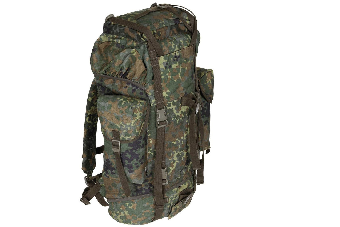 German Army 65L Combat Backpack Bundewehr Flecktarn Original Pre-Owned