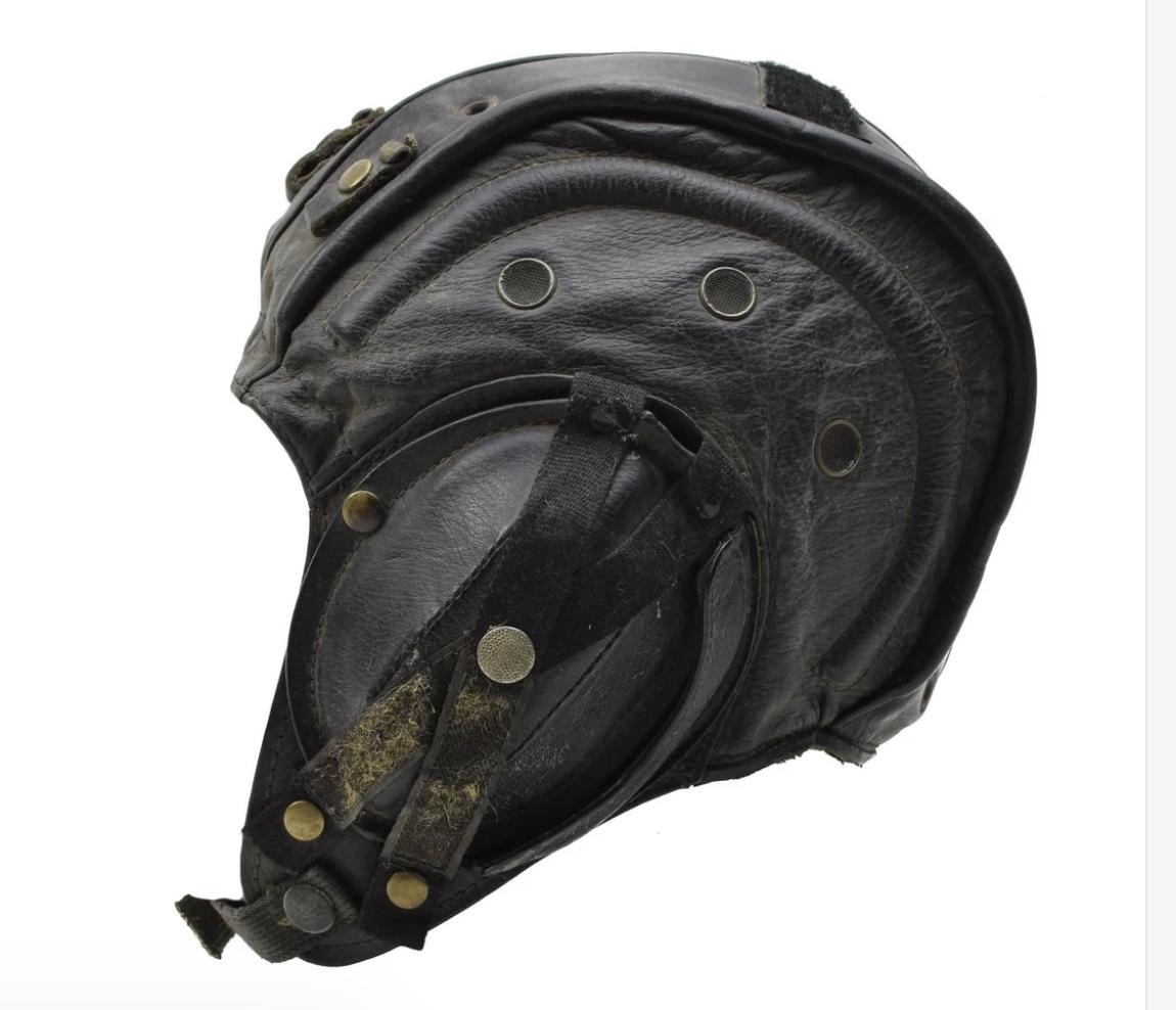 Original Belgian Military Tanker Helmet Hat – Black | Genuine Armored Vehicle Head & Ear Protection