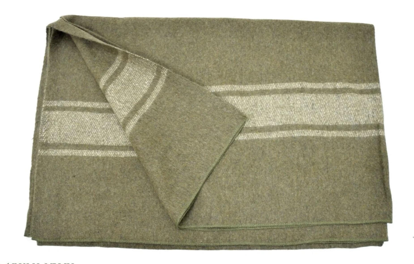 Italian Army Brown Wool Blanket 200x155 cm - Vintage Military Surplus Used