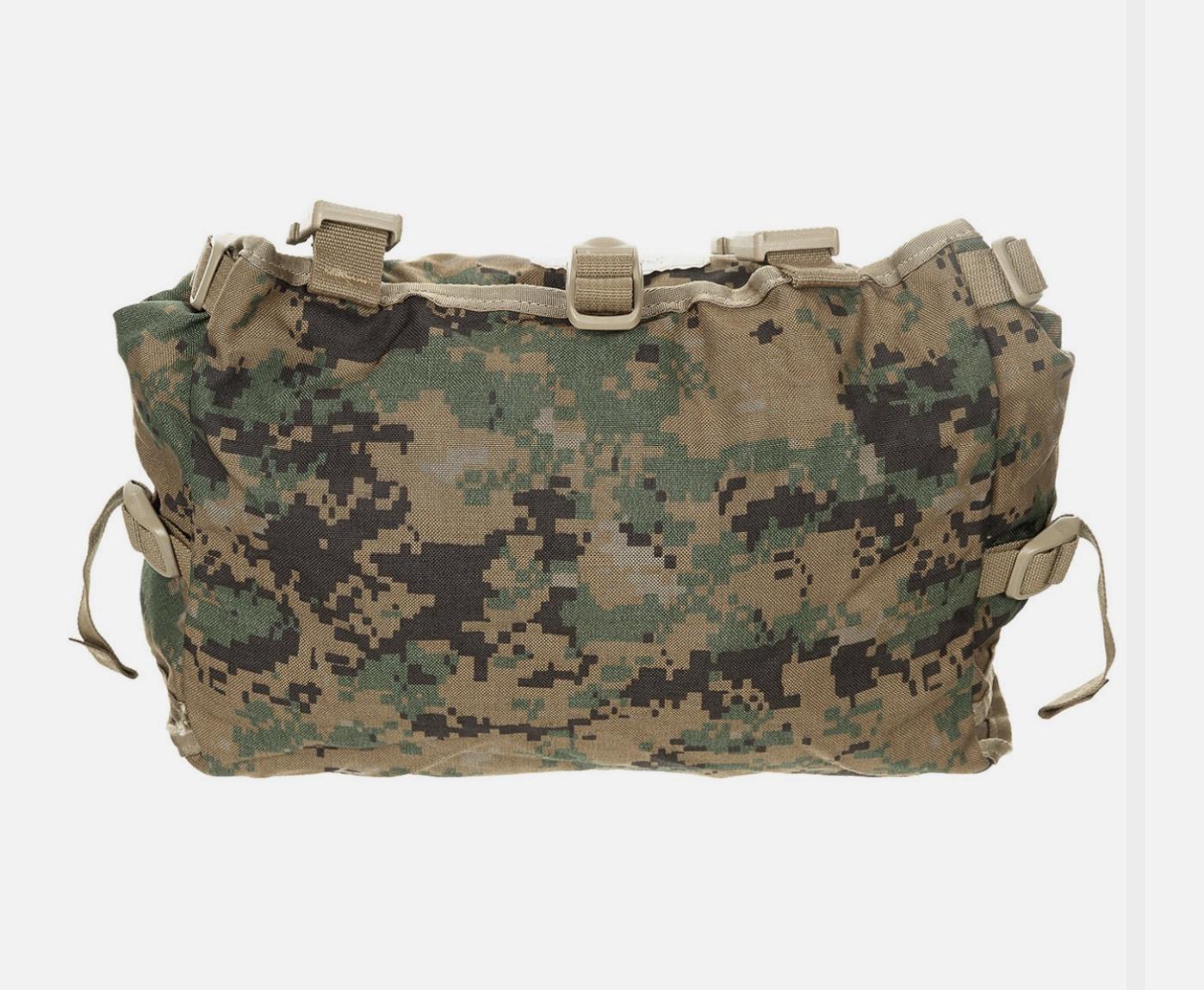 US Original Military Army Lid For Radio Pouch For Backpack USMC ILBE Used Camo Designed by Arc'teryx