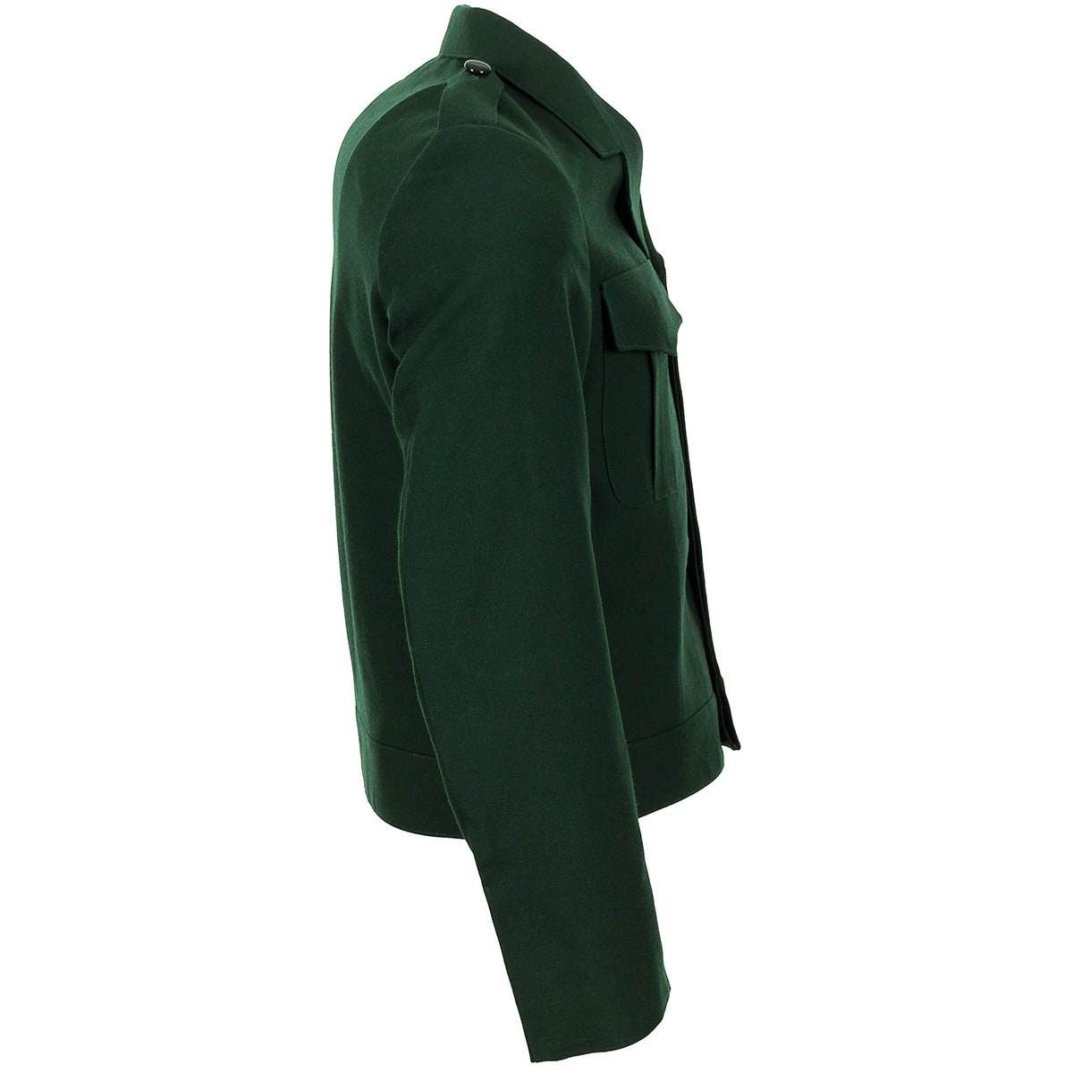 Original Belgian Army Wool Blouson Jacket Field Troops Casual Green – NEW Military Surplus