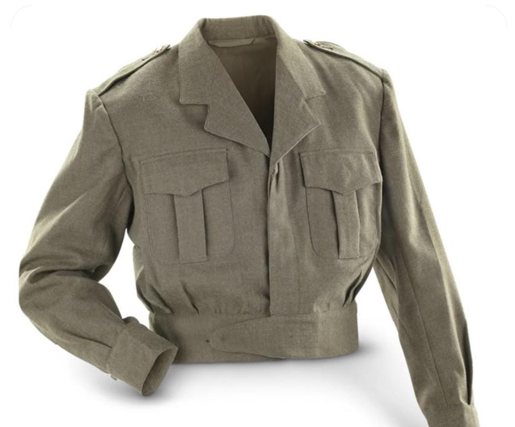 Authentic Belgian Army Field Ike Jacket in Olive Drab Wool – Genuine Military Surplus