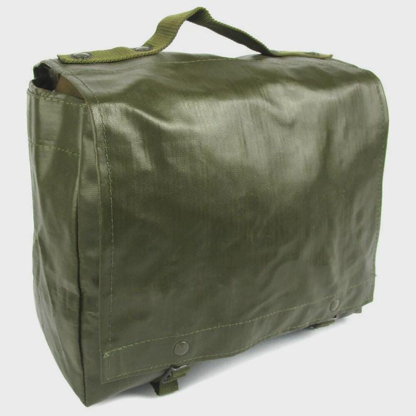 Original Retro CZ / SK Military Bag M85 OD Green Genuine Surplus Gear