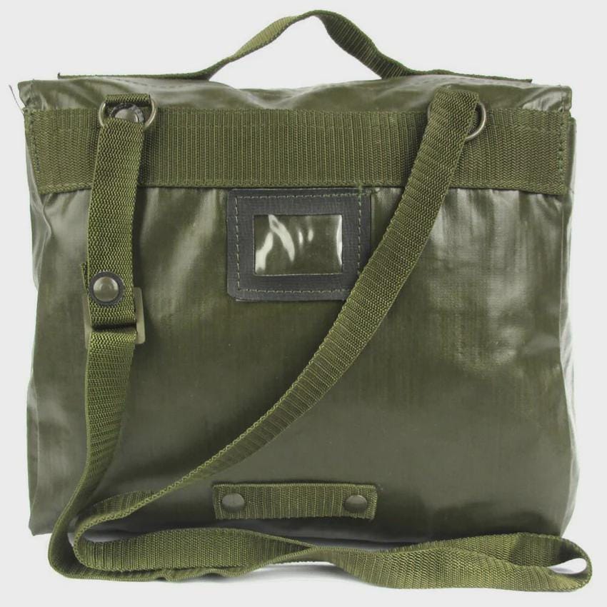 Original Retro CZ / SK Military Bag M85 OD Green Genuine Surplus Gear