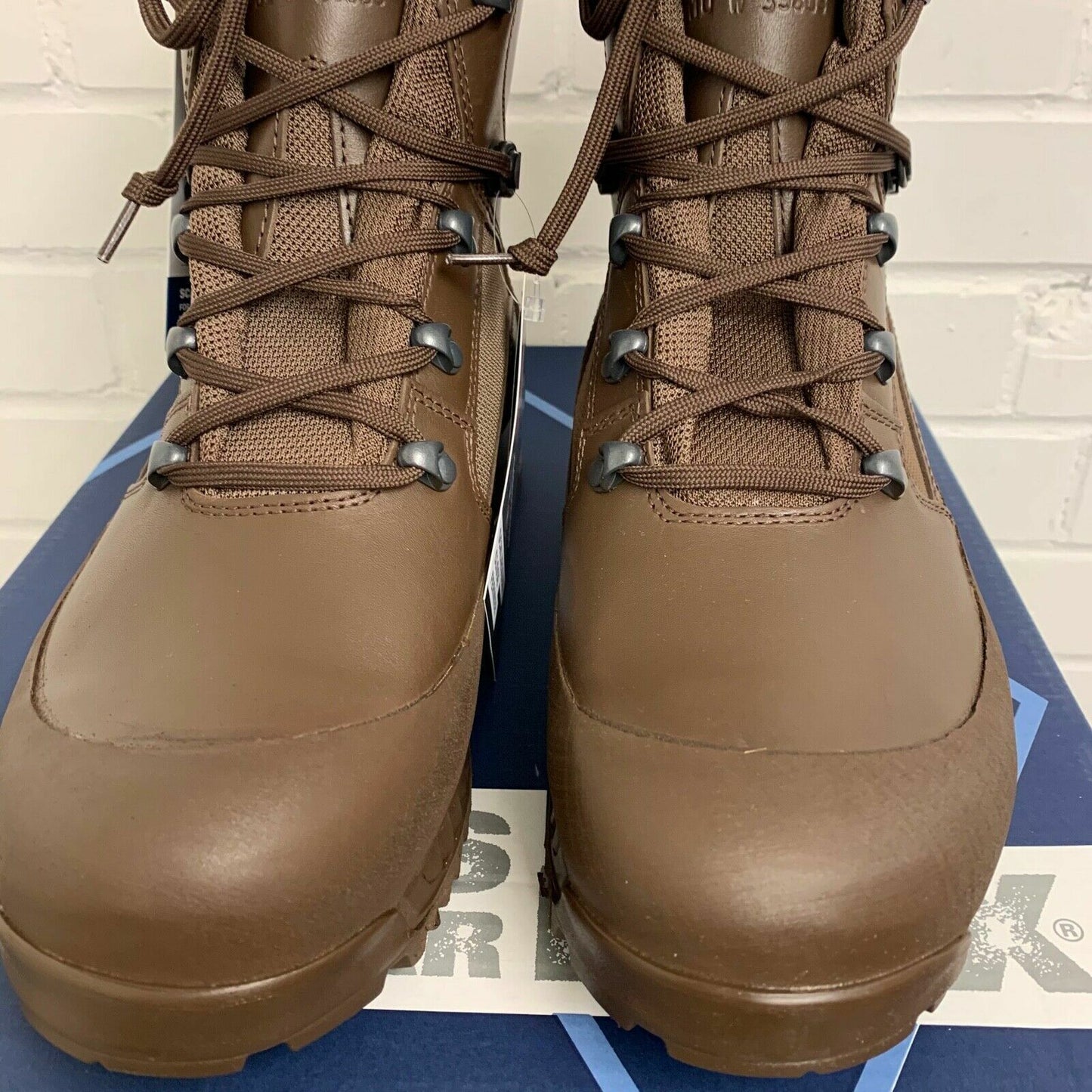Original British Army Military Combat Boots Haix HIGH LIABILITY LADY Brown New