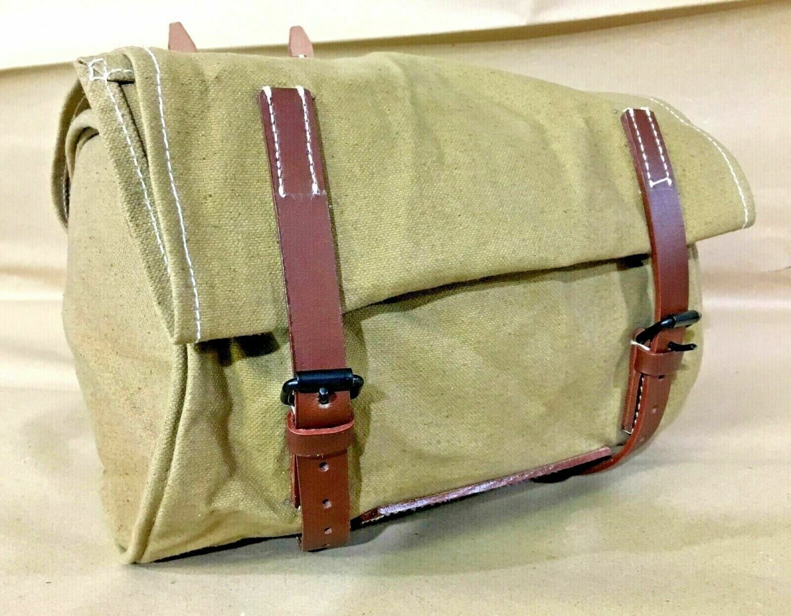 Vintage Swiss Military Cycle Bag Handlebars Practical Storage Solution Used