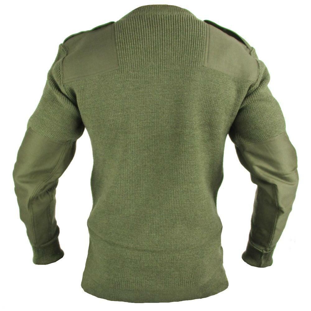 Original Bundeswehr German Army Military Style Pullover OD Green Size 48