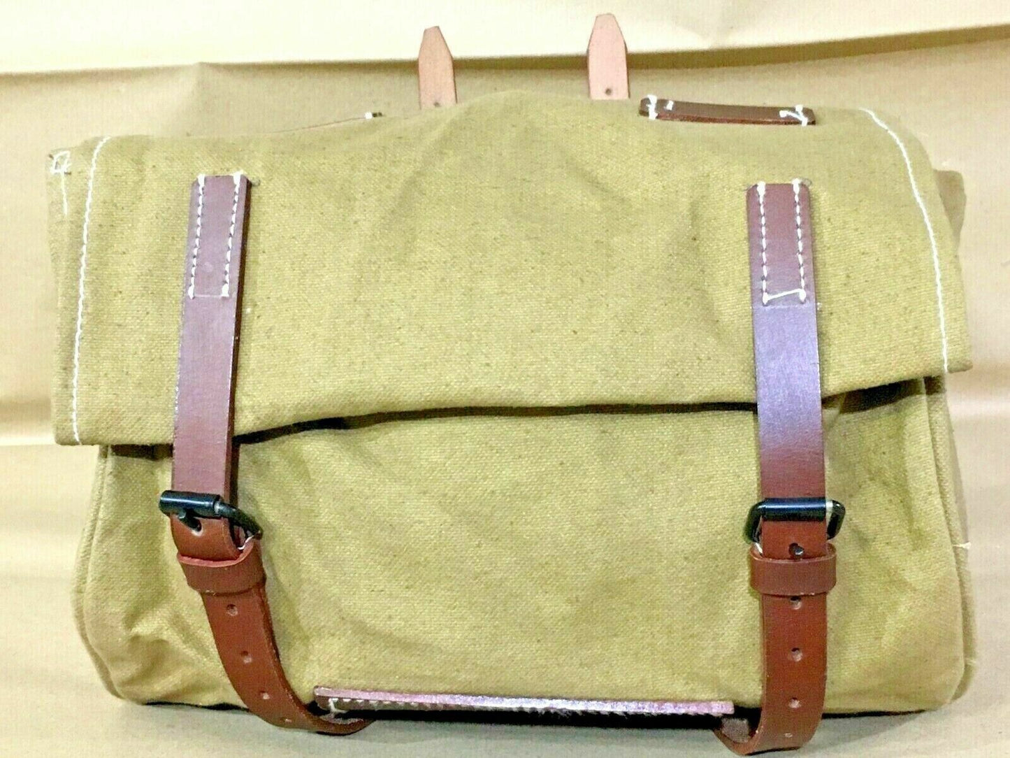 Vintage Swiss Military Cycle Bag Handlebars Practical Storage Solution Used