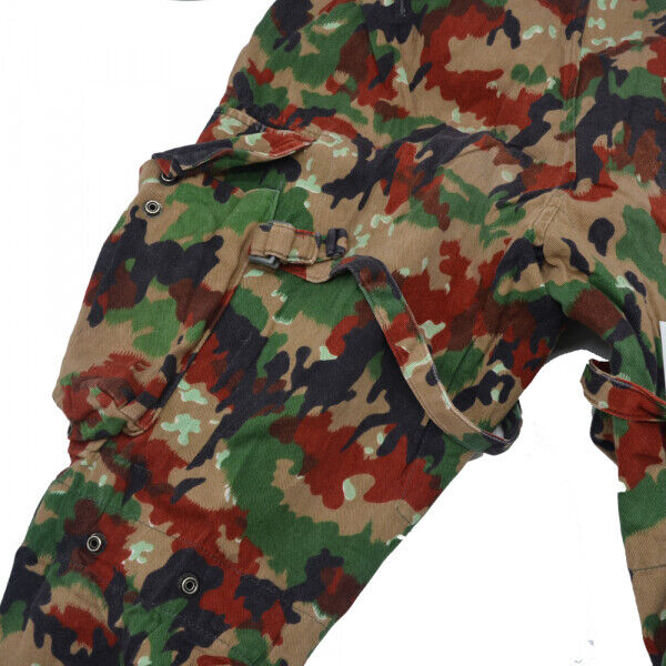 Genuine Swiss Army Field Trousers M70 Switzerland Combat Camo Sniper Pants Used
