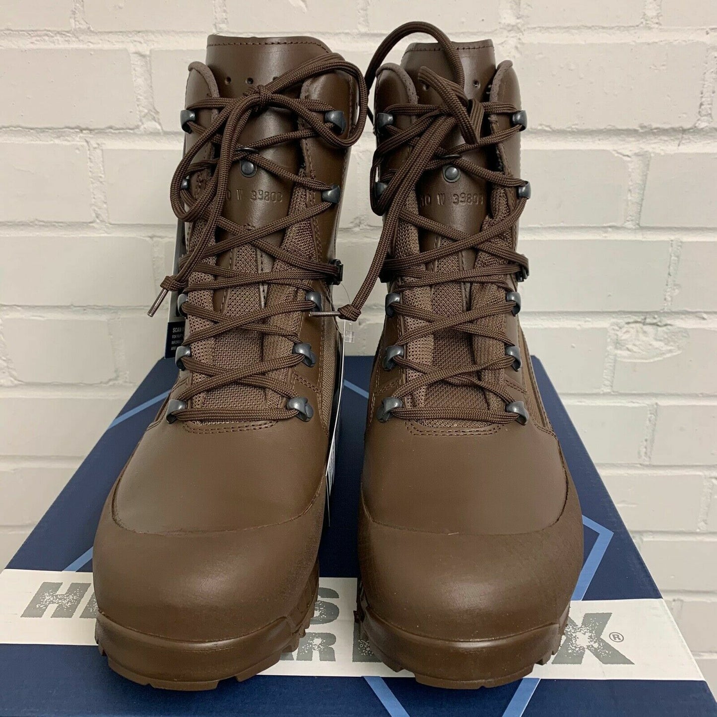 Original British Army Military Combat Boots Haix HIGH LIABILITY LADY Brown New