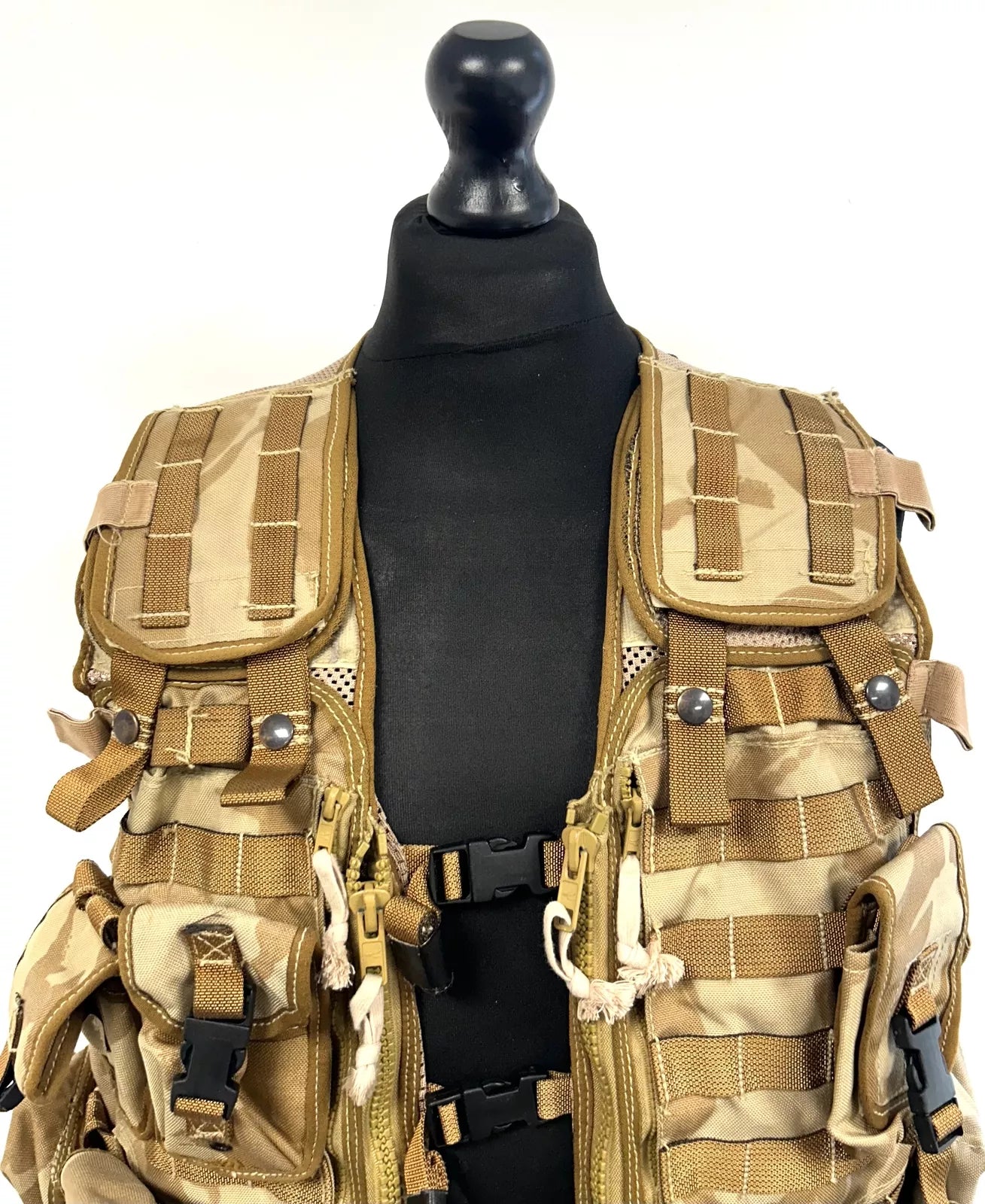 Original British GB Army Military Vest Tactical Used DPM Desert Camo
