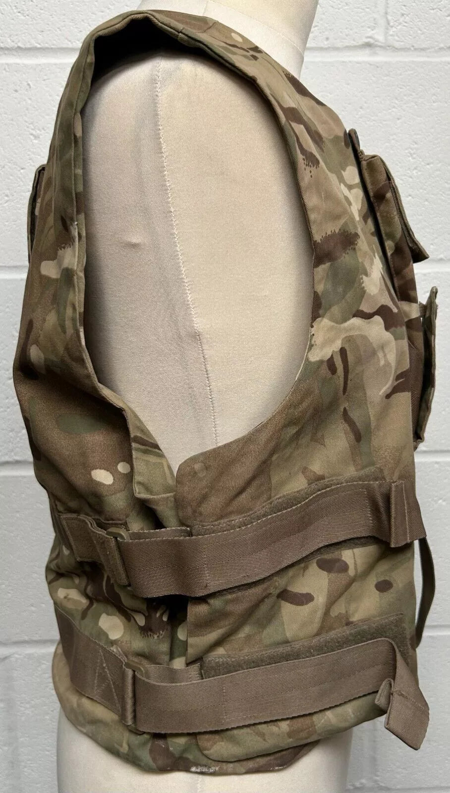 Original British Army Military GB Combat Vest Cover MTP Adjustable Size Durable