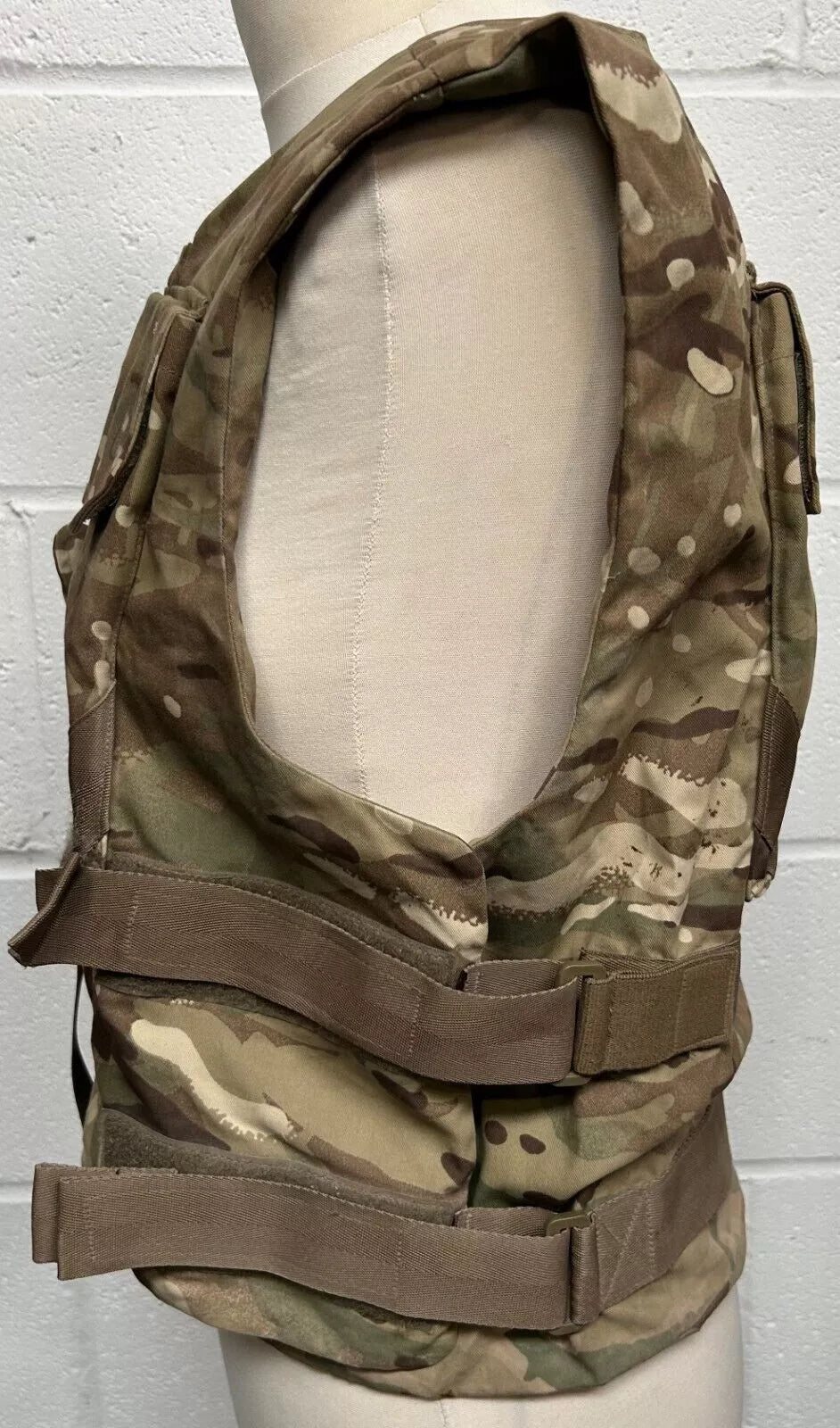 Original British Army Military GB Combat Vest Cover MTP Adjustable Size Durable