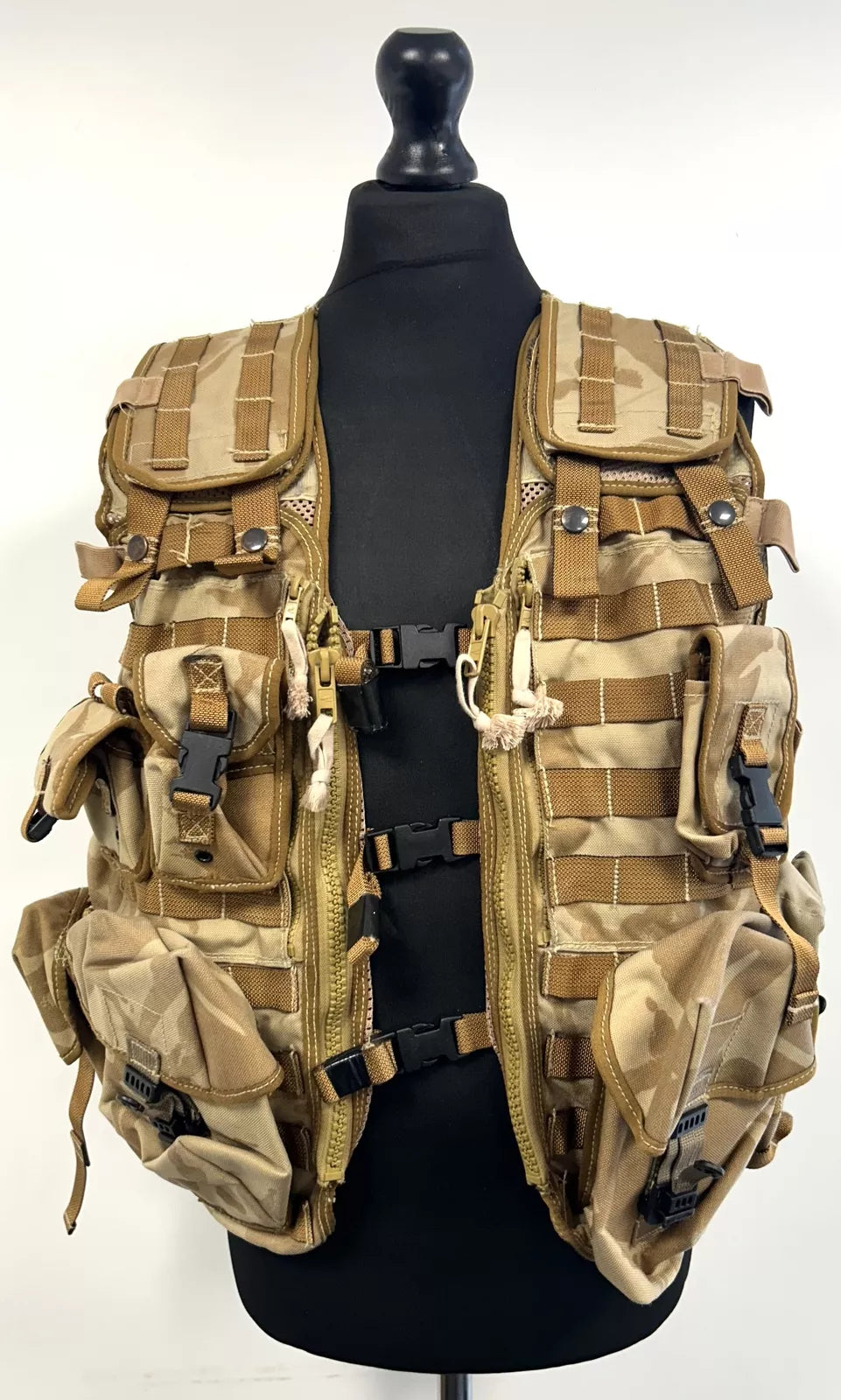 Original British GB Army Military Vest Tactical Used DPM Desert Camo