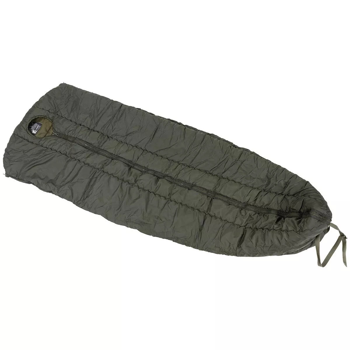 Original Austrian Army Military Sleeping Bag Goldeck Mummy OD Green Used