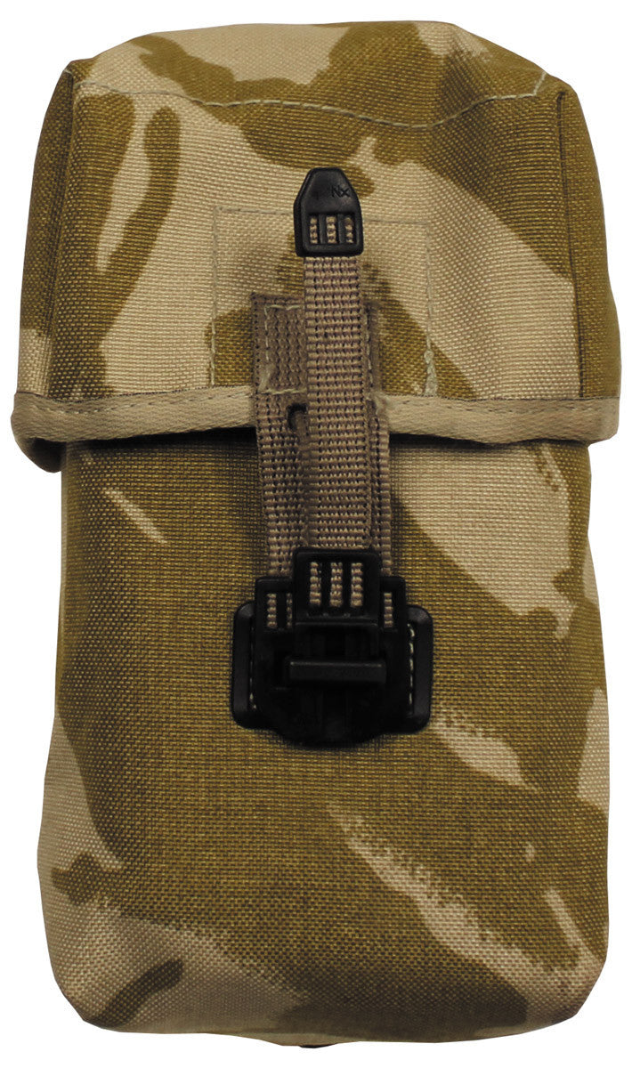 GB Original Military Army Pouch Water Bottle MOLLE DPM Desert New