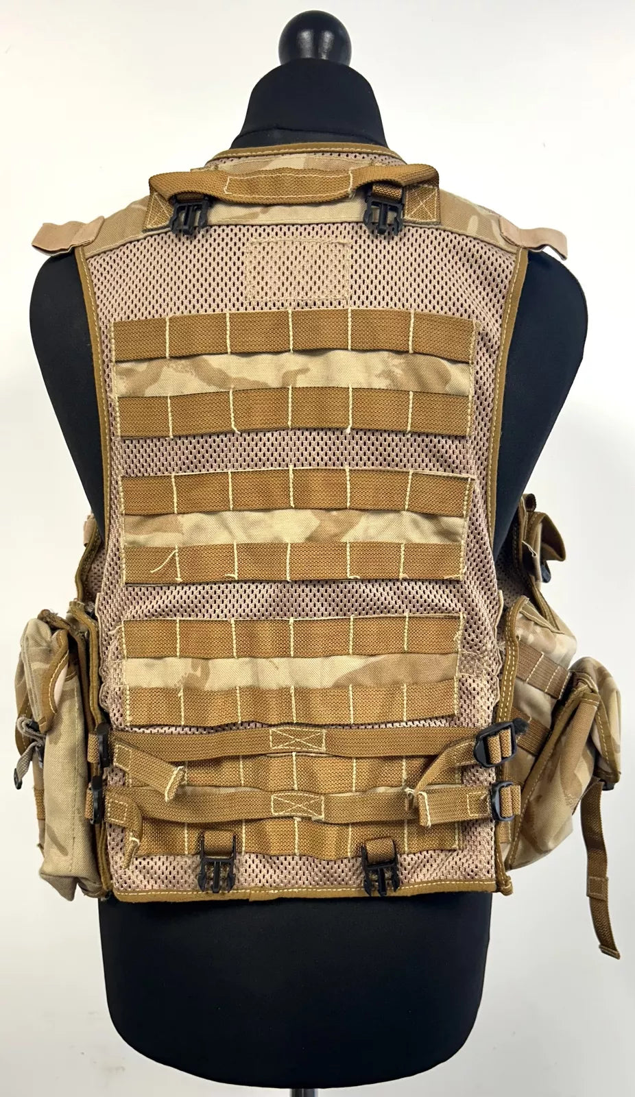Original British GB Army Military Vest Tactical Used DPM Desert Camo