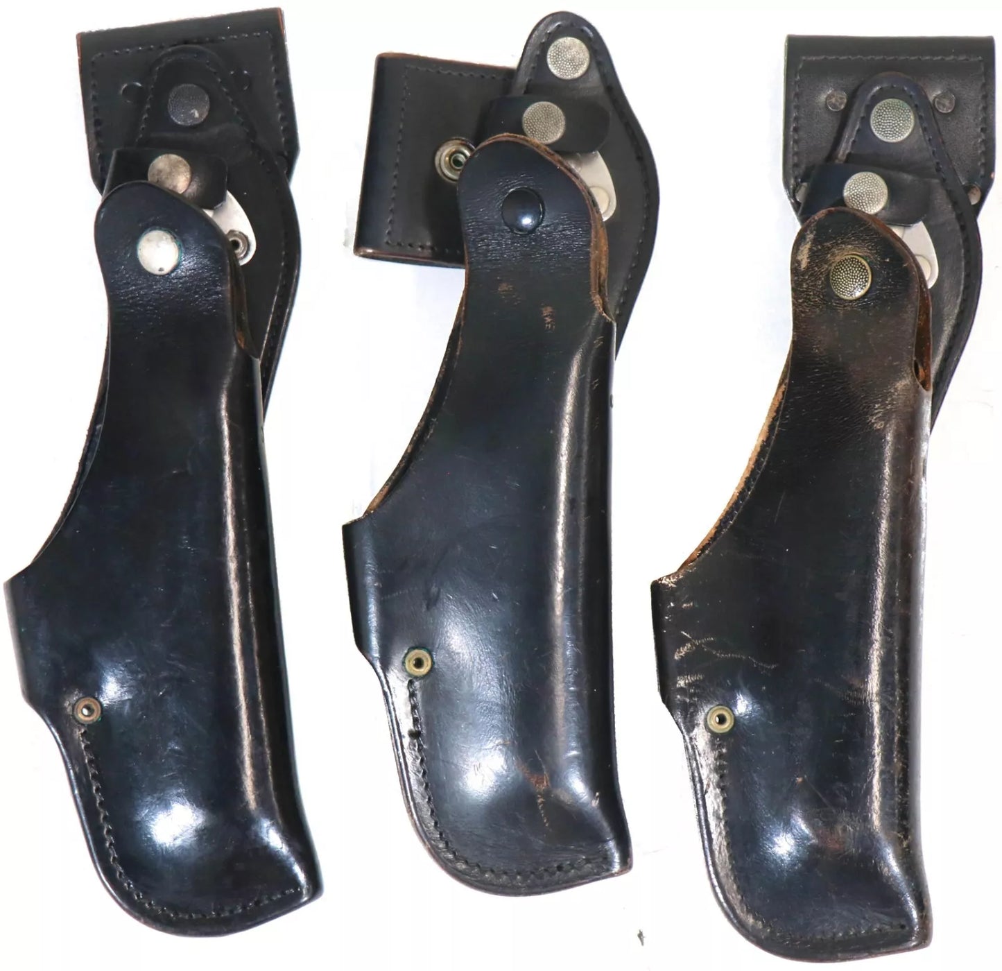 Vintage Police Leather Holster P5 Military Surplus Used Durable Collectible