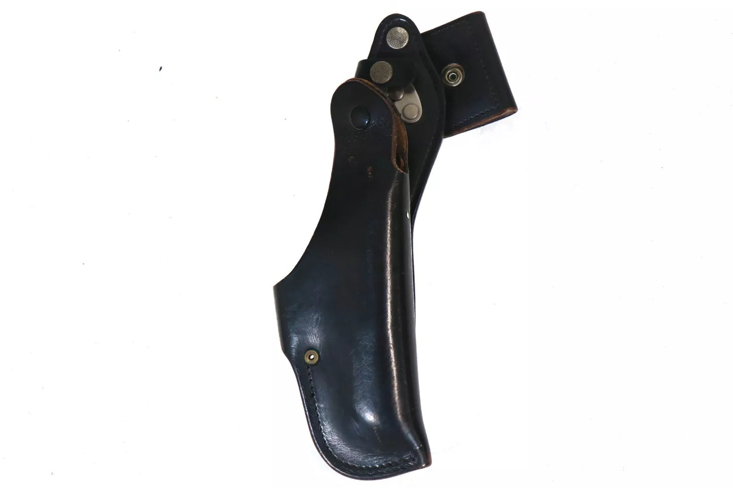 Vintage Police Leather Holster P5 Military Surplus Used Durable Collectible