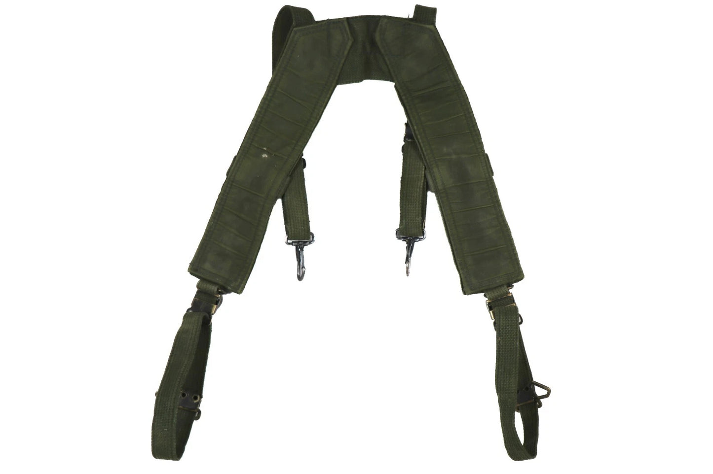 Belgian Army M56 Field Suspenders Vintage Military Surplus Used Adjustable