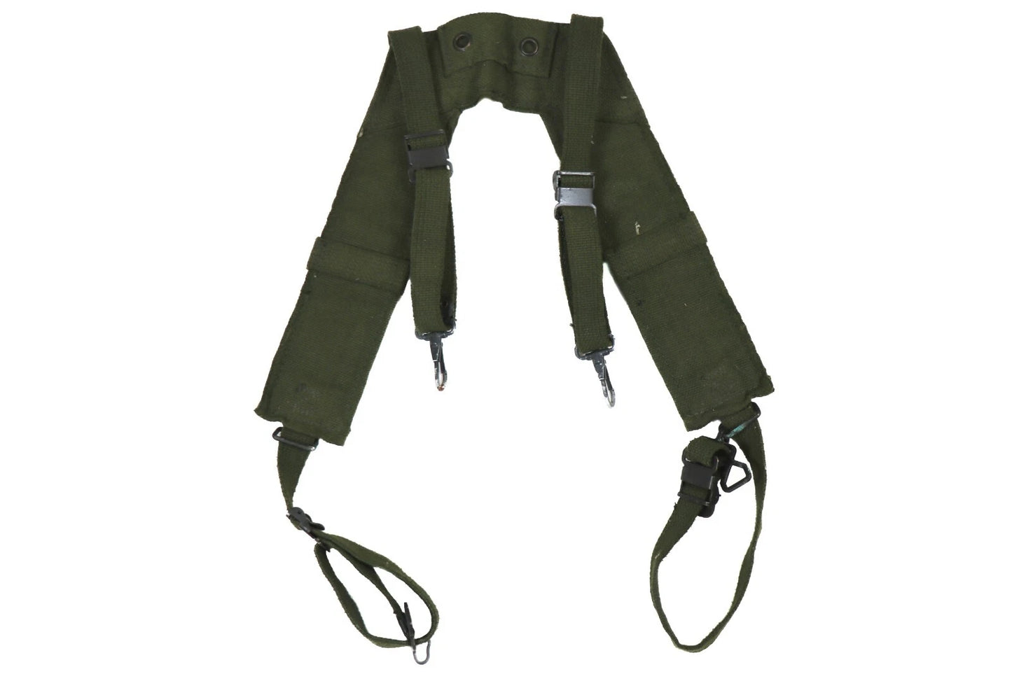 Belgian Army M56 Field Suspenders Vintage Military Surplus Used Adjustable