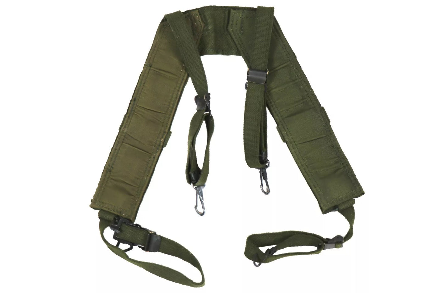Belgian Army M56 Field Suspenders Vintage Military Surplus Used Adjustable