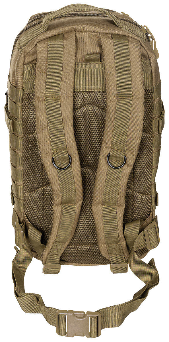 US 30L Backpack Assault I Tactical MOLLE Coyote Tan Airsoft MFH Brand