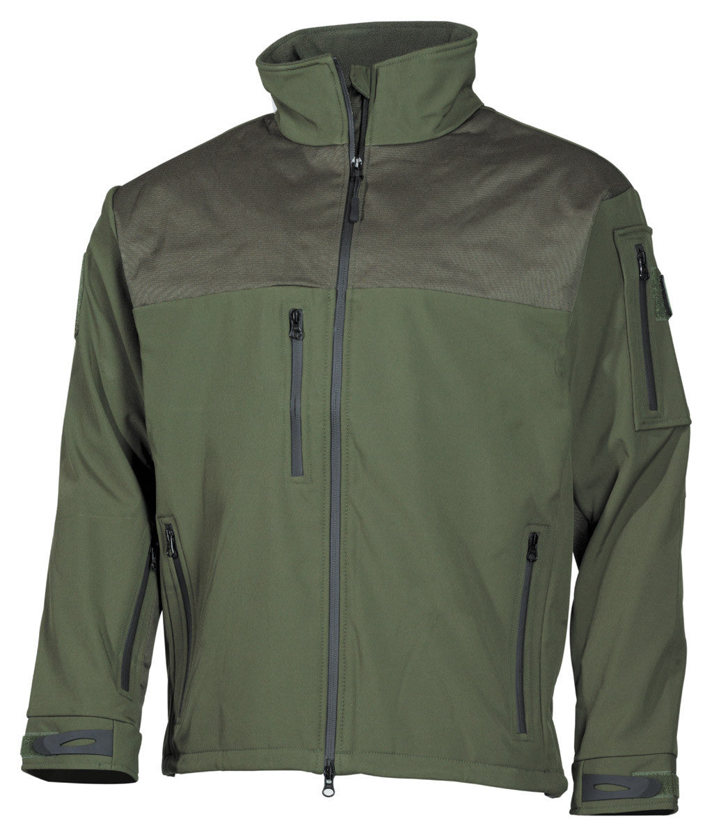 Australia Windproof Waterproof Soft Shell Jacket Men Army Military Combat Green