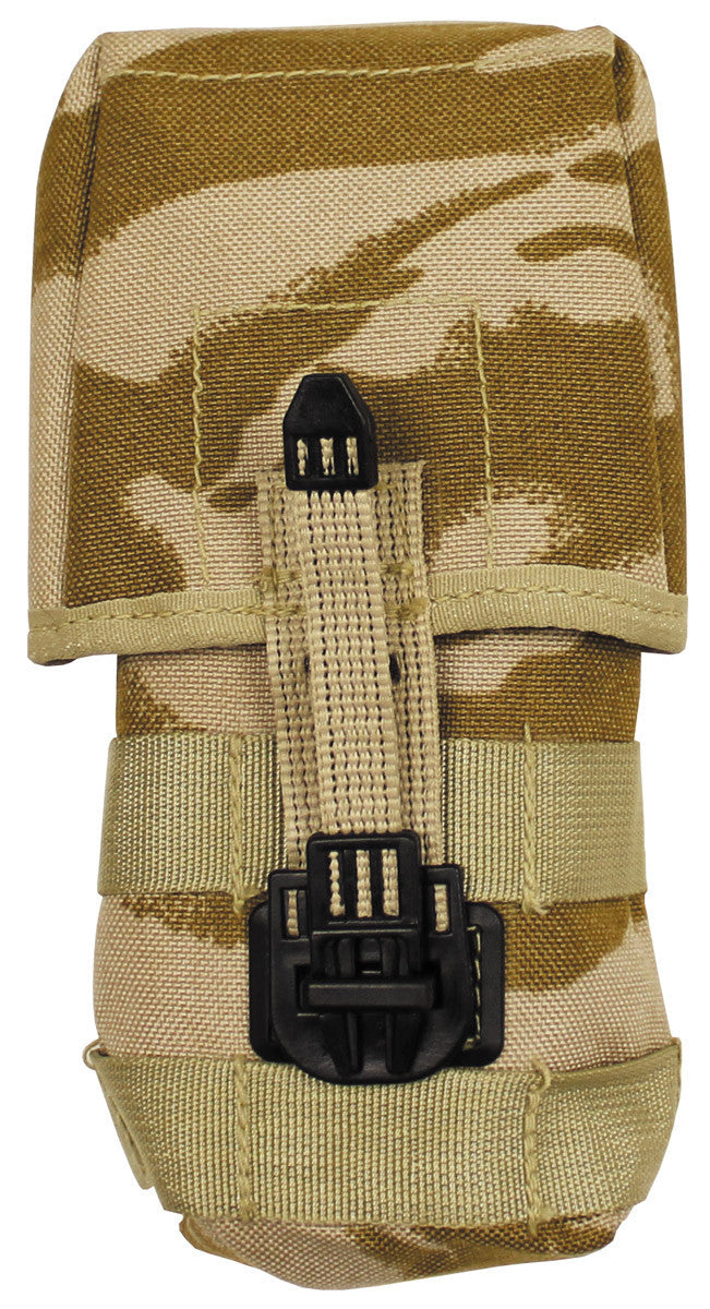 British Original Military Army Ammo Pouch SA 80 MOLLE DPM Desert New