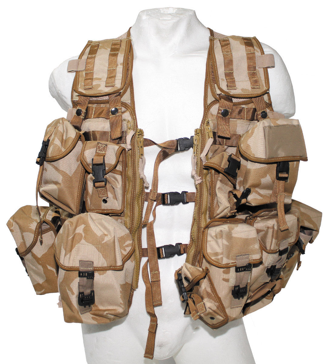 Original British GB Army Military Vest Tactical Used DPM Desert Camo