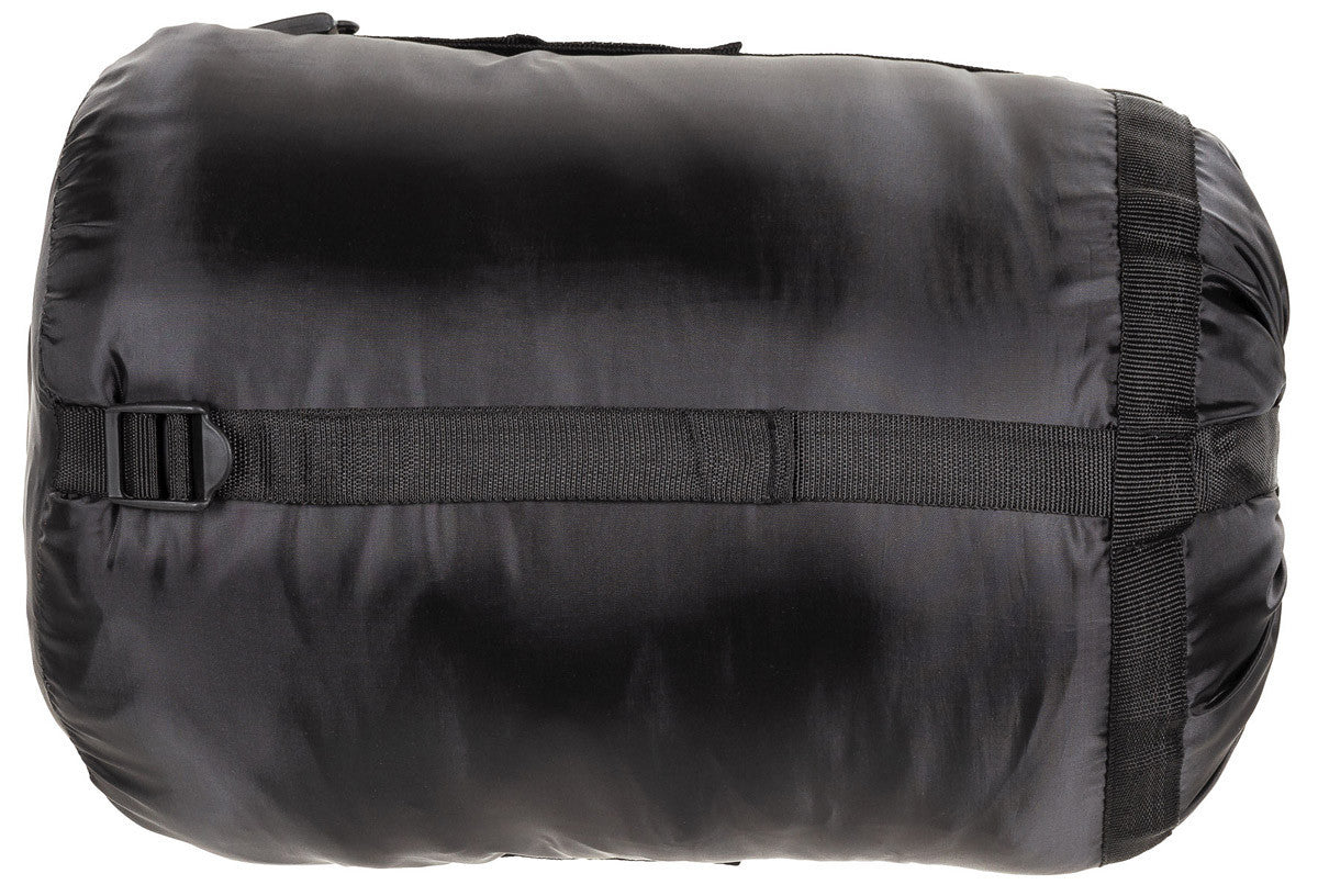 Black Mummy Sleeping Bag Versatile Temperature Range 2-Layer Filling Hood