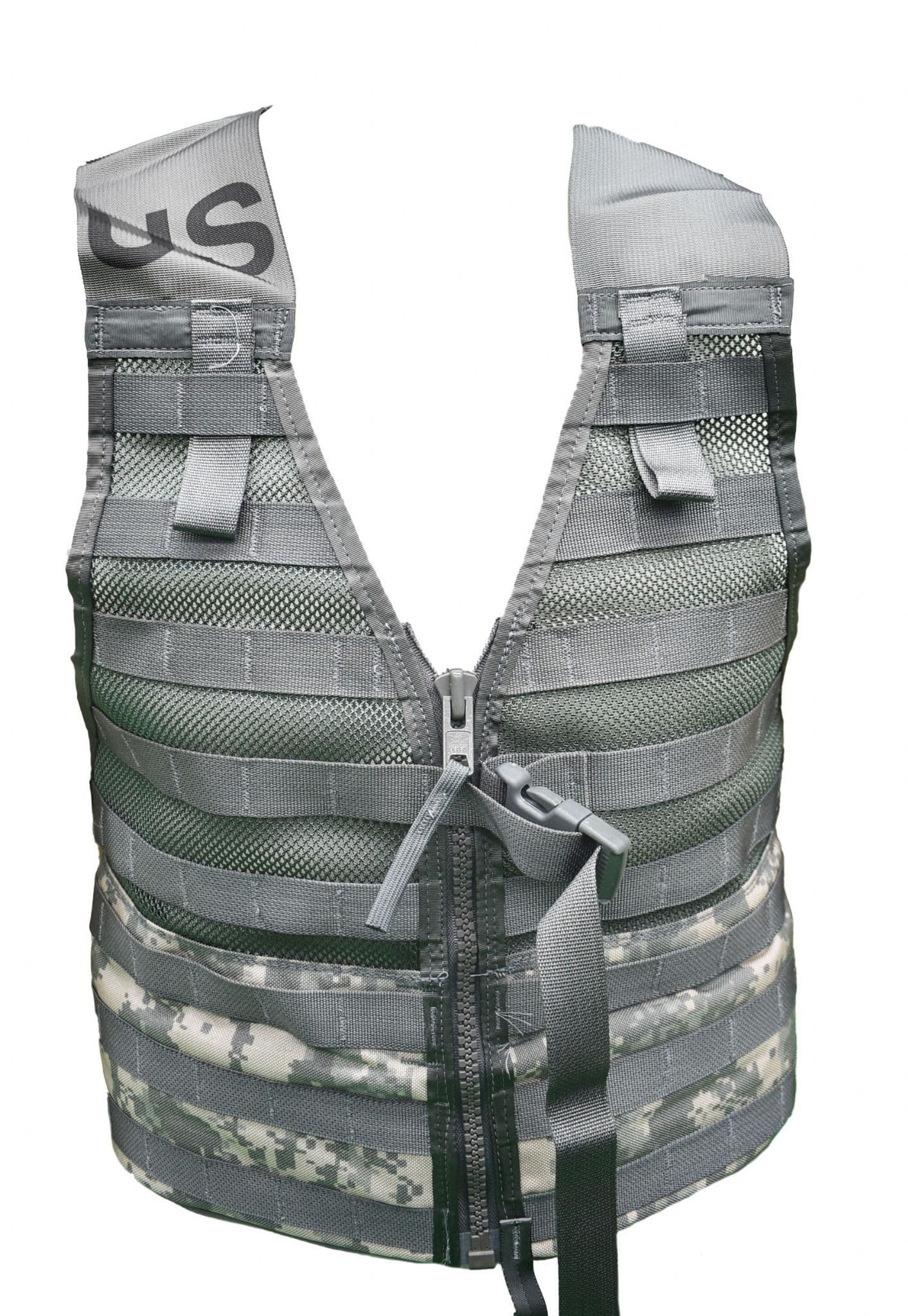 Original US Army Military Combat Vest MOLLE II Modular FLC AT-digital Camo