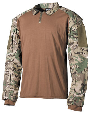 US Army Tactical Shirt Men Combat Military Long Sleeves Windbreak Operation Camo