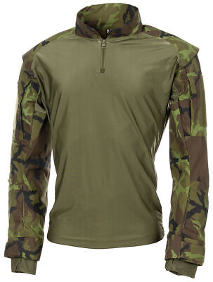 US Tactical Shirt Mens Combat Military Long Sleeved M 95 CZ camo OD Green