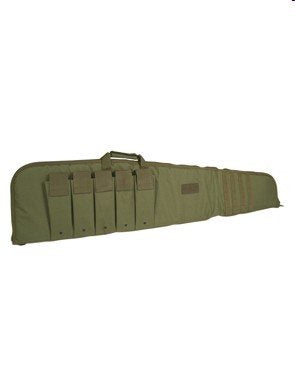 Large Tactical Rifle Case Padded Gun Bag MOLLE Airsoft Shooting Hunting Olive