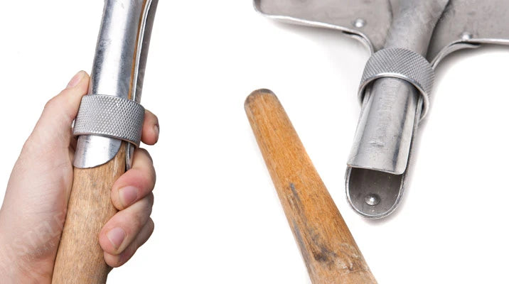 Swiss Aluminum Snow Shovel Divided Vintage Military Surplus Compact Used