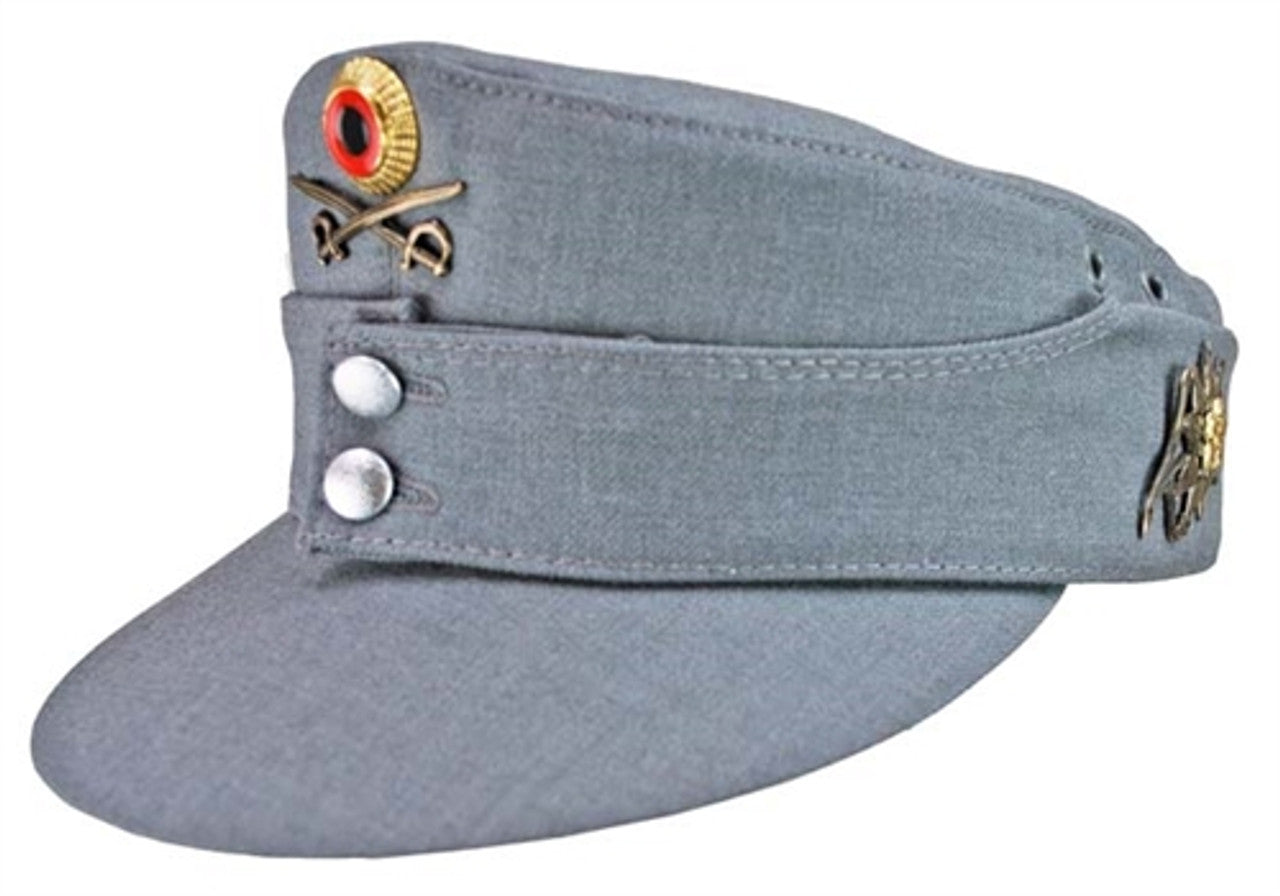 Genuine German Army Grey Mountain Troop Hat  Vintage Military Surplus Used