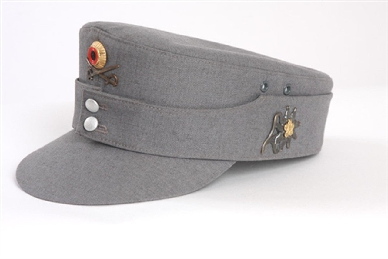 Genuine German Army Grey Mountain Troop Hat  Vintage Military Surplus Used