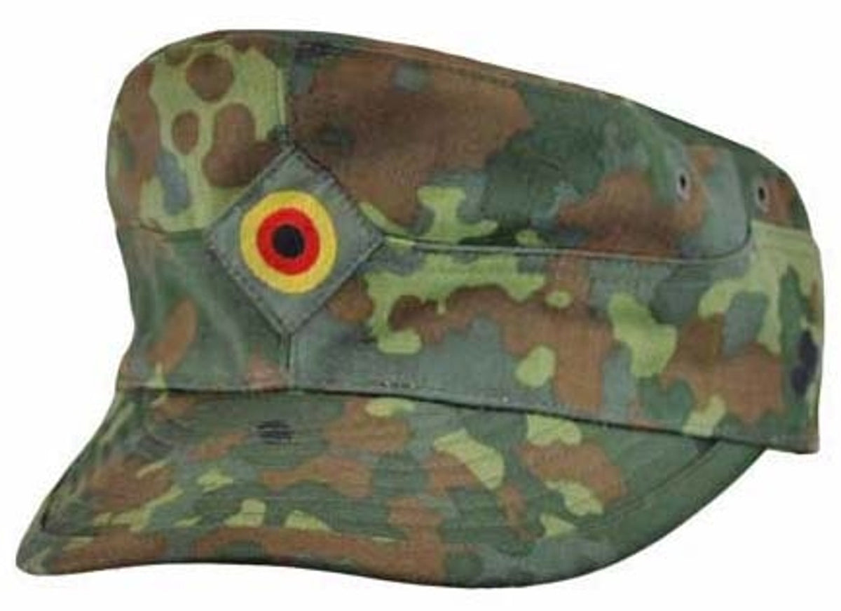 Original German Army Field Cap Size 55/56 Sorted Flecktarn – Like New