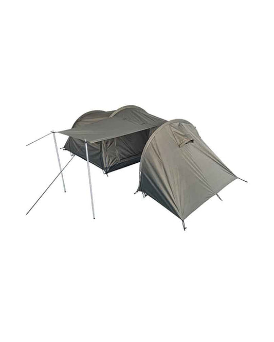 Mil-Tec 2 Person Tent with Storage Space 1.30 x 3.90 m