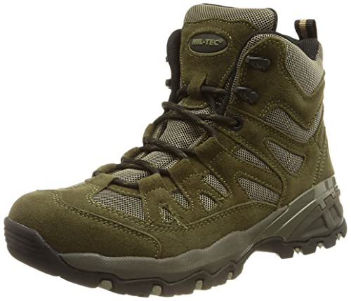 Mil-Tec Men’s Retro Backpacking Boots Black Tactical Outdoor Hiking
