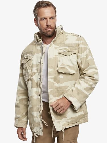 Brandit Men’s M-65 Giant Jacket Sandstorm – Vintage Military Field Coat L