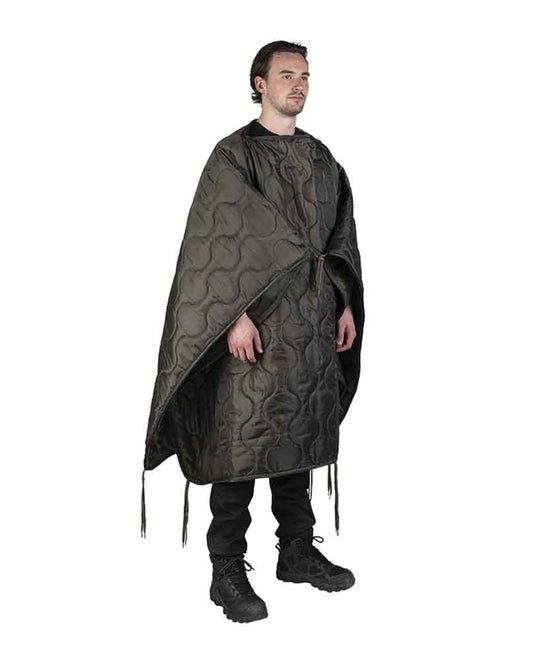 Mil-Tec Poncho Liner OD Green – Multi-Function Outdoor Blanket