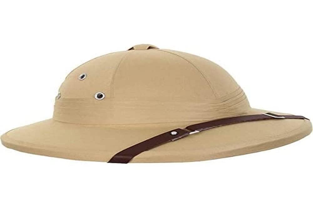 French Army Tropical Pith Helmet – British Khaki Reproduction